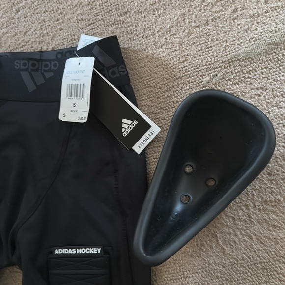 ADIDAS HOCKEY MEN AEROREADY JOCKSTRAP HARD CUP POCKET TIGHT PANTS COMPRESSION S - Picture 11 of 11